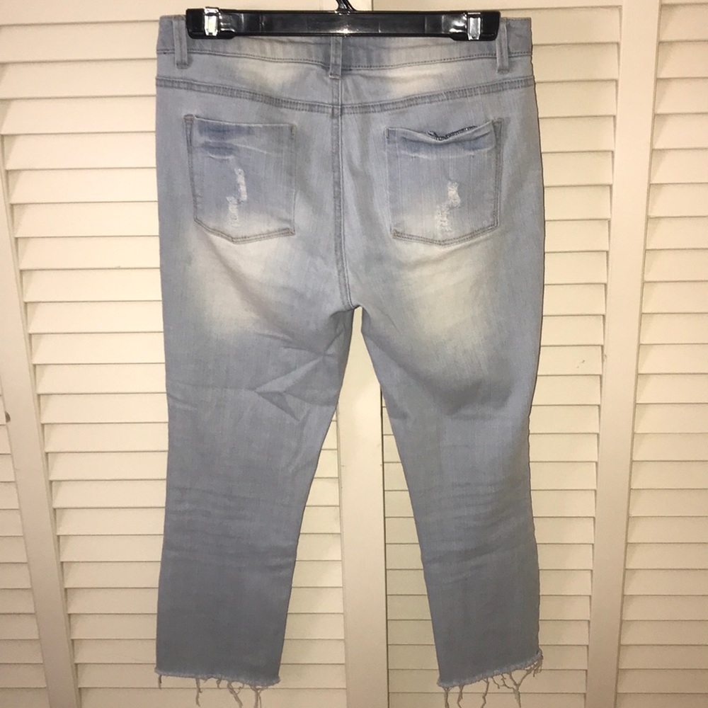 Light Wash Ripped Jeans - Picture 3 of 3